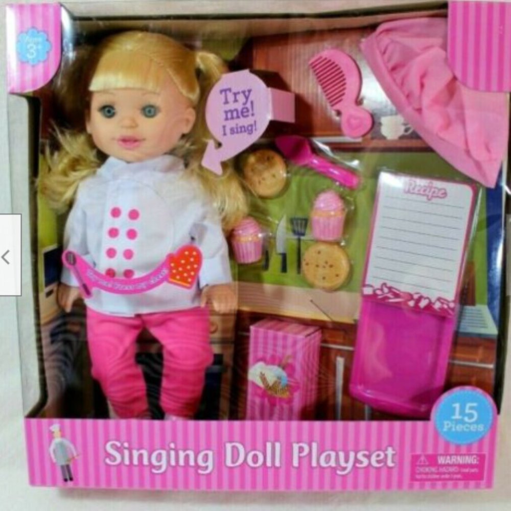 New Adventures Singing Chef Doll Patty Cake